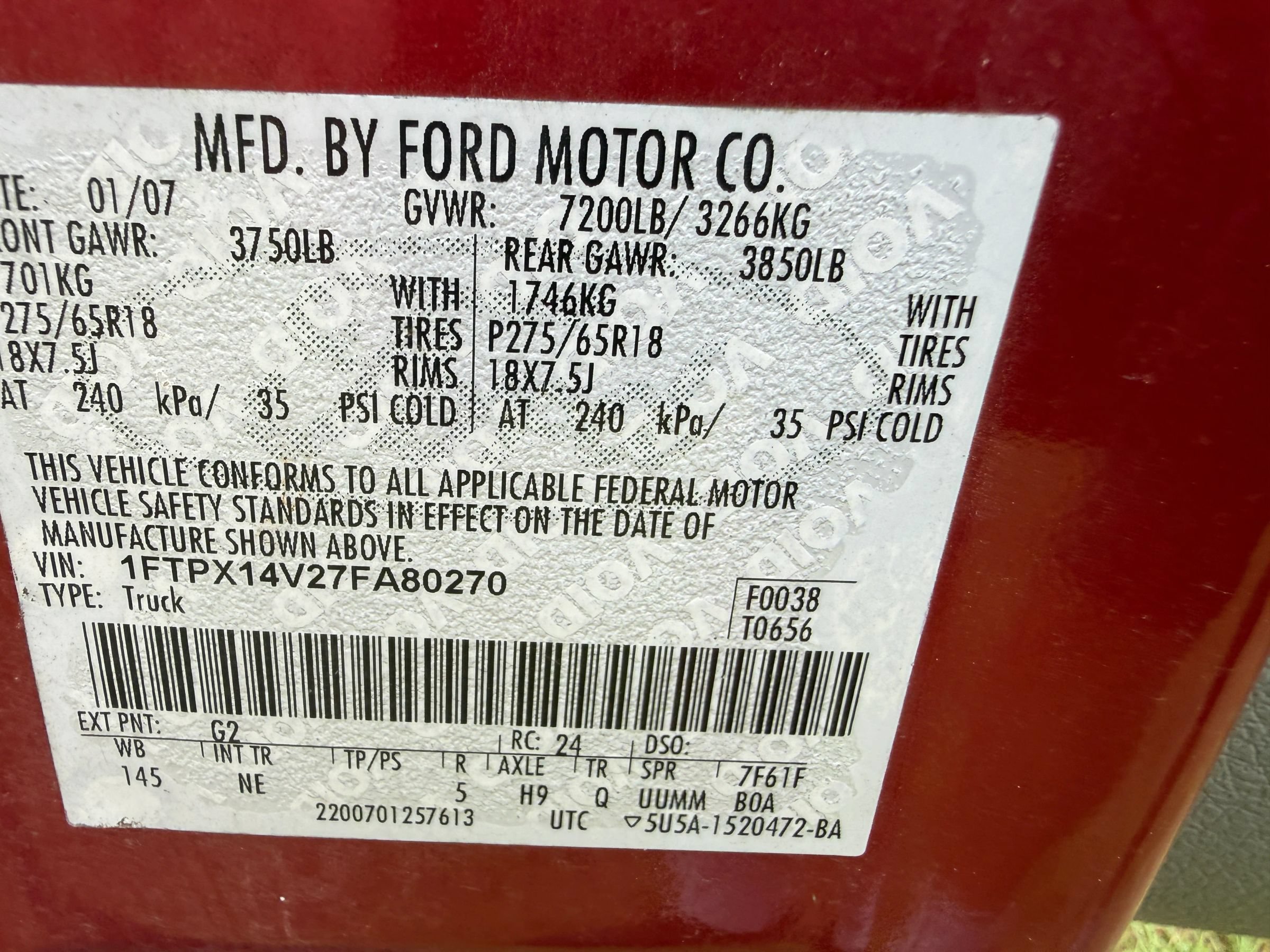 Used 2007 Ford F150 4x4 SuperCab image 13