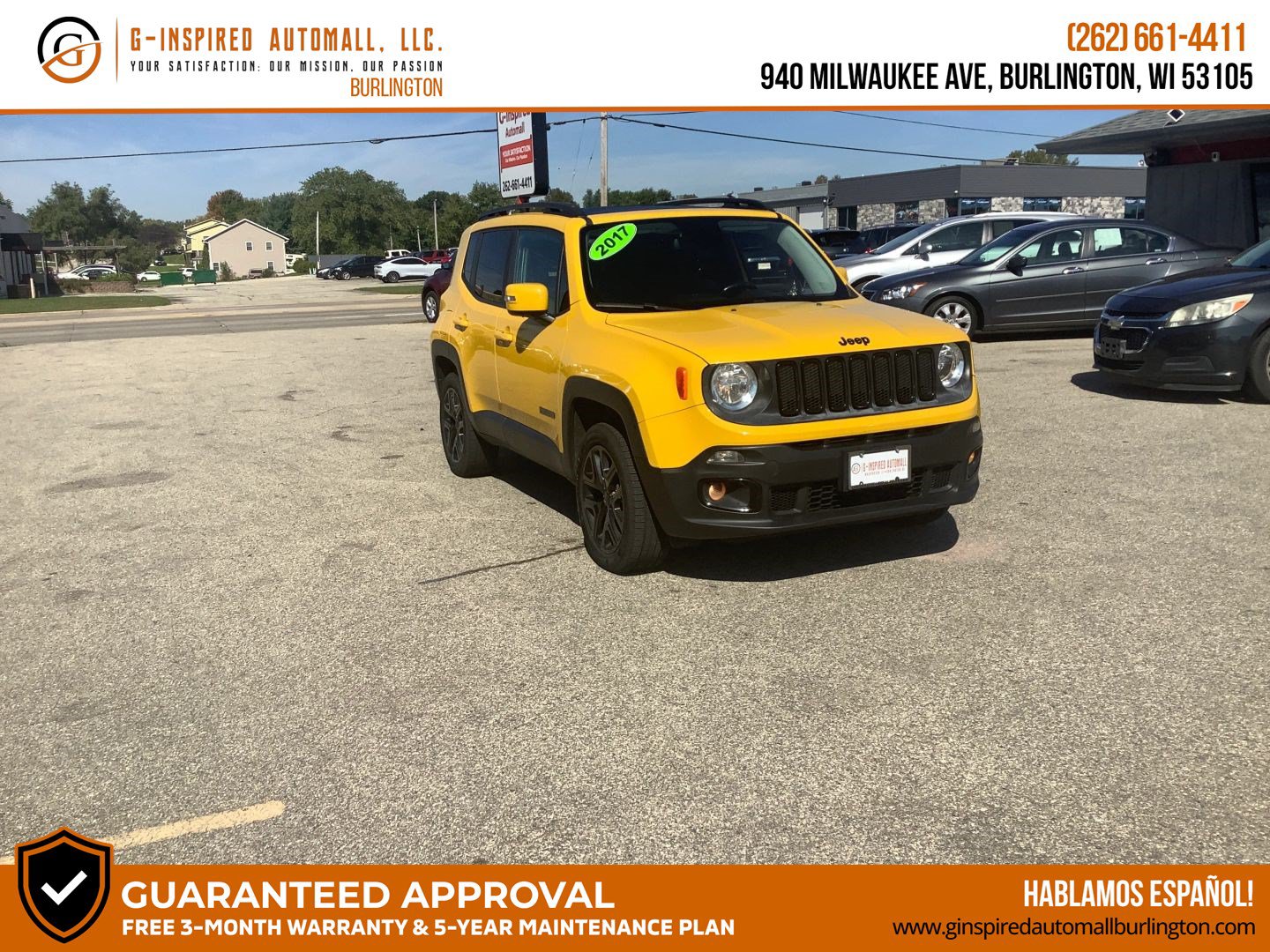 Used 2017 Jeep Renegade Altitude AWD/4WD image 1