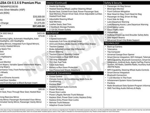 Certified 2023 MAZDA CX-5 AWD 2.5 S w/ Premium Plus Pkg image 6