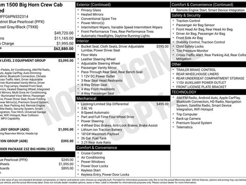 Used 2023 RAM 1500 Big Horn AWD/4WD image 6
