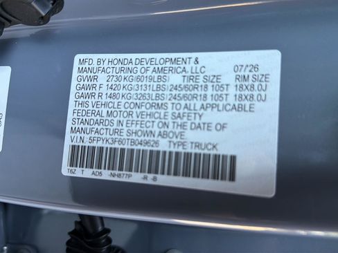 New 2026 Honda Ridgeline TrailSport image 37
