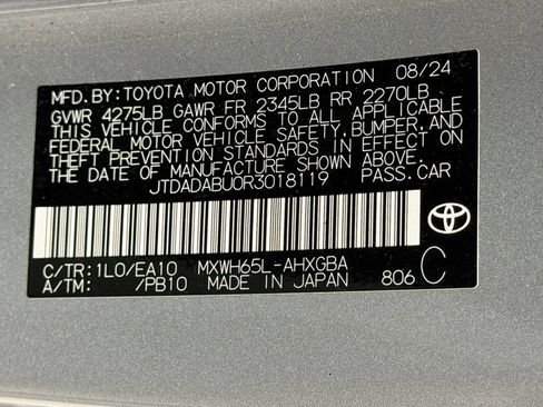 Used 2024 Toyota Prius XLE AWD/4WD image 26