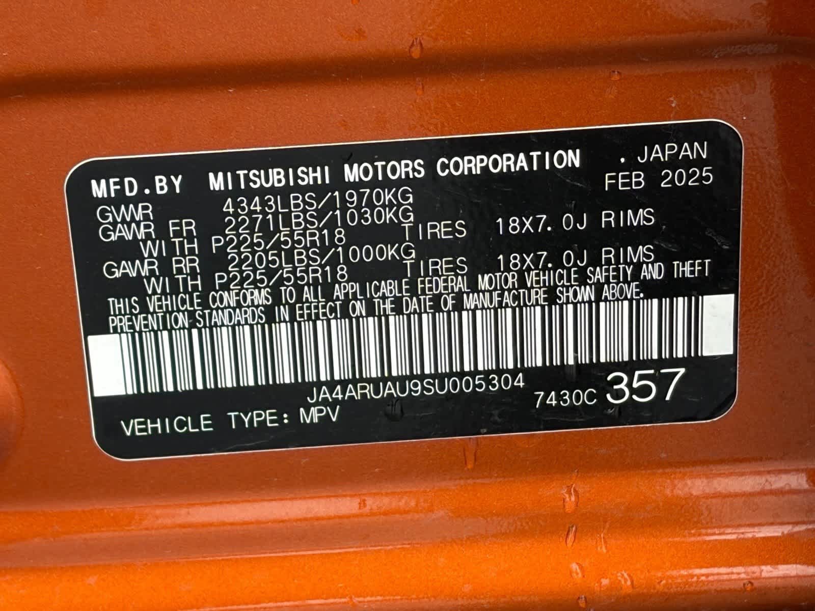 Used 2025 Mitsubishi Outlander Sport LE AWD/4WD image 32