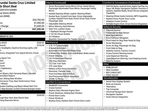 New 2026 Hyundai Santa Cruz Limited AWD/4WD image 4