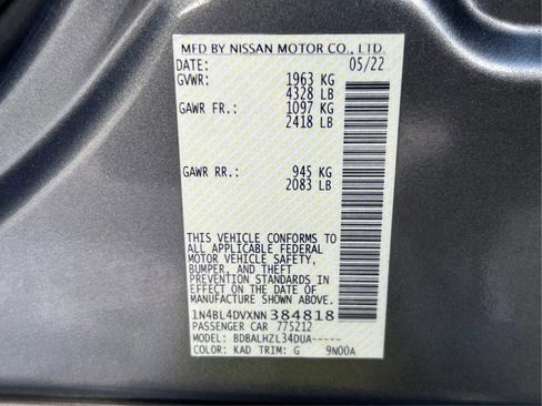 Used 2022 Nissan Altima 2.5 SV FWD image 27