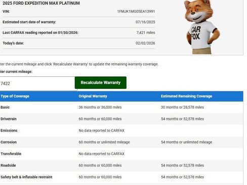 Used 2025 Ford Expedition Max Platinum w/ Platinum Ultimate Package image 69