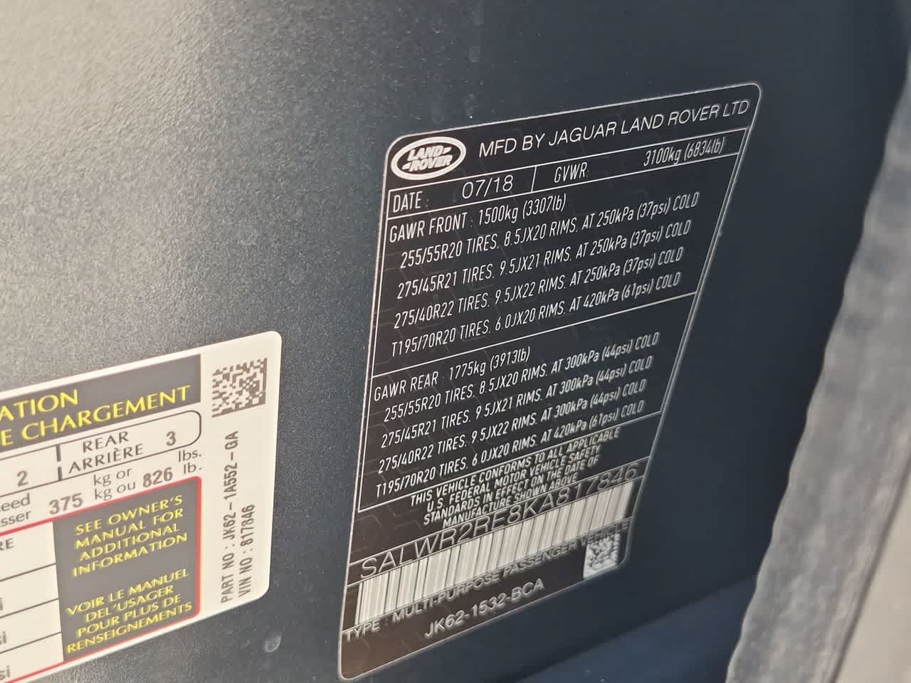 Used 2019 Land Rover Range Rover Sport Supercharged AWD/4WD image 34