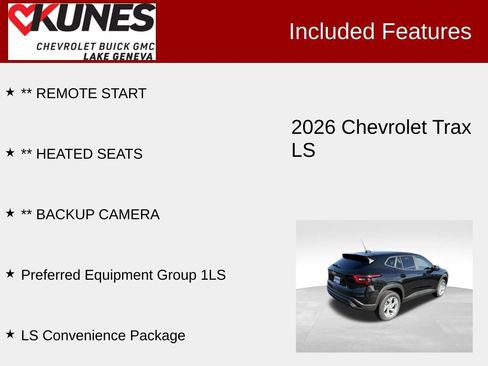 New 2026 Chevrolet Trax LS w/ LS Convenience Package image 3