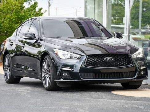 Used 2023 INFINITI Q50 Red Sport 400 w/ Black Opal Edition AWD/4WD image 6