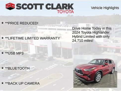Used 2024 Toyota Highlander Limited image 12