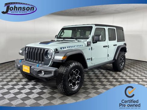 Certified 2023 Jeep Wrangler Unlimited Rubicon 4xe w/ Cold Weather Group AWD/4WD image 1