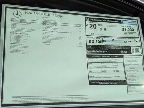 New 2026 Mercedes-Benz GLE 53 AMG 4MATIC Coupe image 21