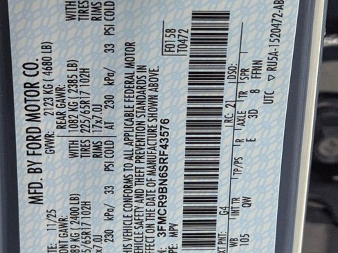 New 2025 Ford Bronco Sport Big Bend image 19