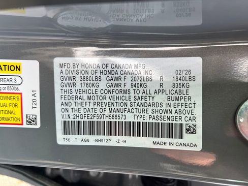 New 2026 Honda Civic Sport image 18