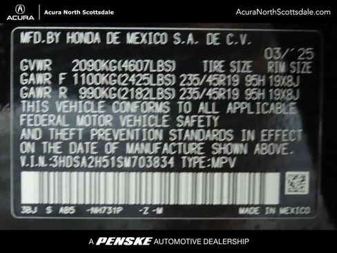 Certified 2025 Acura ADX A-Spec AWD/4WD image 36