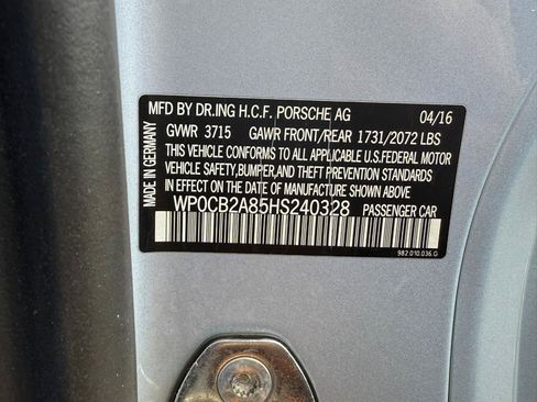 Used 2017 Porsche 718 Boxster S RWD image 44