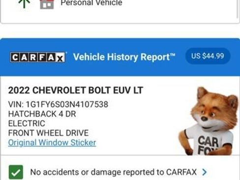 Used 2022 Chevrolet Bolt EUV LT w/ Convenience Package image 4