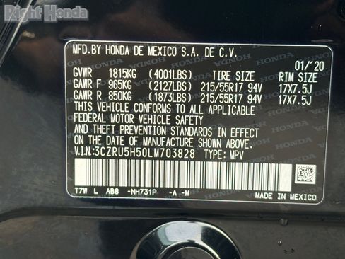 Certified 2020 Honda HR-V EX image 33