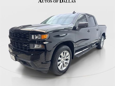 Used 2021 Chevrolet Silverado 1500 Custom w/ LPO, Dark Essentials Package RWD image 2