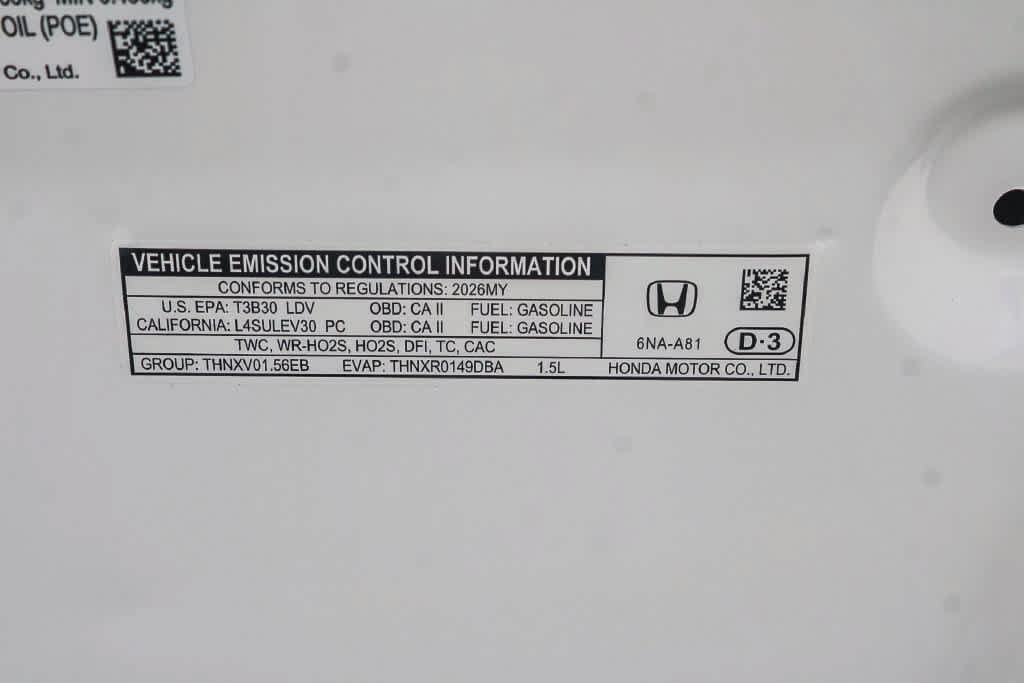 New 2026 Honda Accord LX image 12
