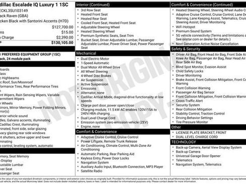 New 2025 Cadillac Escalade IQ Luxury 1 image 2