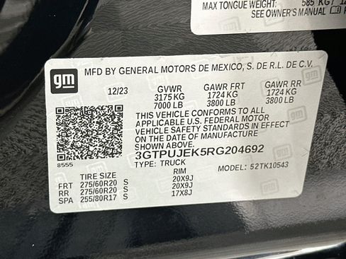 Used 2024 GMC Sierra 1500 Elevation AWD/4WD image 12
