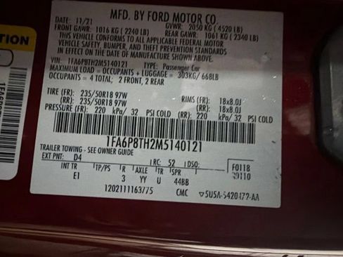 Used 2021 Ford Mustang Premium RWD image 23