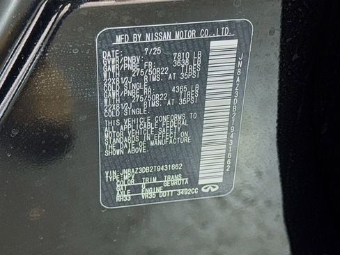 New 2026 INFINITI QX80 4WD w/ Sport Exterior Package image 44