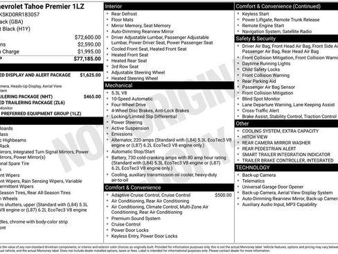Used 2024 Chevrolet Tahoe Premier AWD/4WD image 15