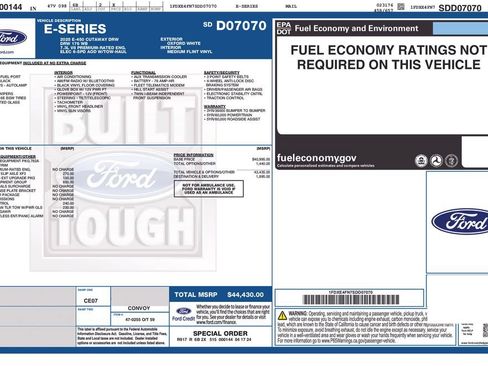 New 2025 Ford E-450 and Econoline 450 Super Duty w/ Power Equipment Group RWD image 23