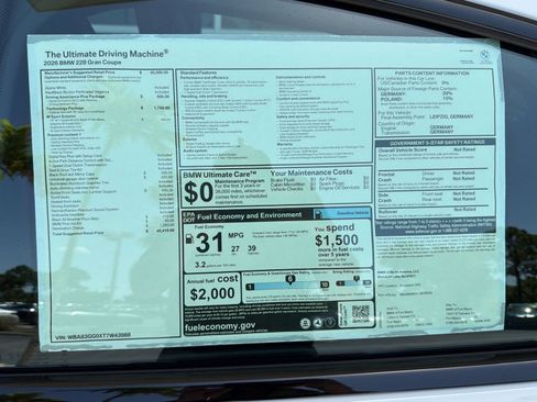 New 2026 BMW 228i w/ Technology Package FWD image 30