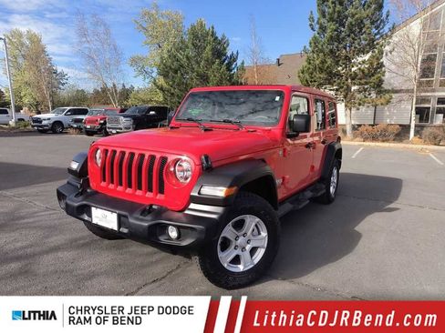 Used 2021 Jeep Wrangler Unlimited Sport w/ Sun And Sound Package image 1
