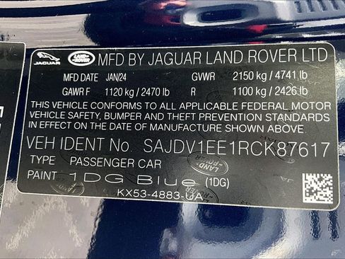 New 2024 Jaguar F-TYPE Coupe AWD image 13