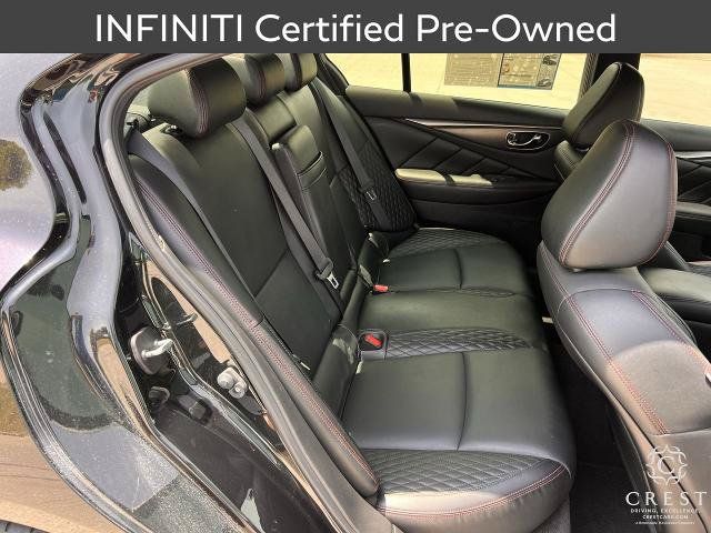 Certified 2023 INFINITI Q50 Red Sport 400 w/ Black Opal Edition RWD image 30