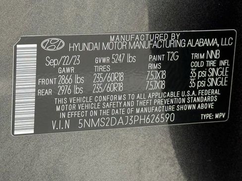 Used 2023 Hyundai Santa Fe SEL AWD/4WD image 25