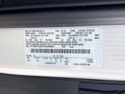 New 2026 Ford Transit 250 148 Medium Roof RWD image 9