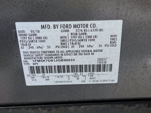 Used 2018 Ford Explorer XLT w/ Equipment Group 201A FWD image 8