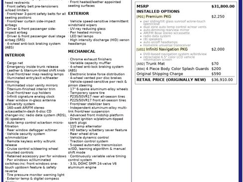 Used 2004 INFINITI G35 Coupe w/ Premium Pkg image 45