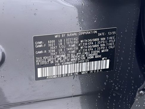 New 2026 Subaru Ascent Touring image 32