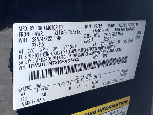 Used 2019 Ford Expedition Platinum AWD/4WD image 54