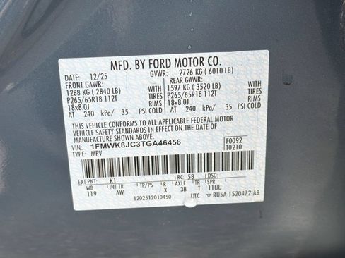Used 2026 Ford Explorer Tremor w/ Tremor Ultimate Package AWD/4WD image 37