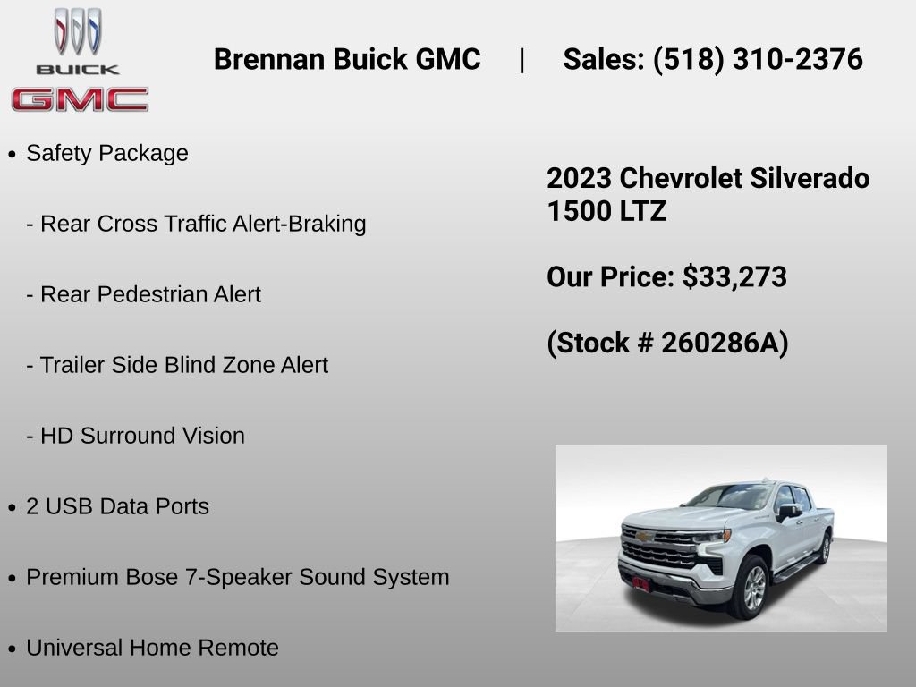 Certified 2023 Chevrolet Silverado 1500 LTZ w/ LTZ Premium Package AWD/4WD image 24