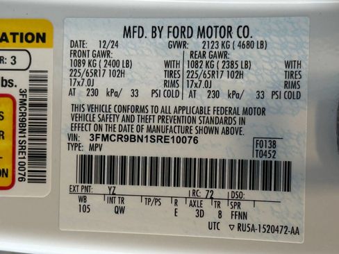 Certified 2025 Ford Bronco Sport Big Bend AWD/4WD image 29