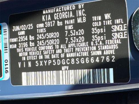 New 2025 Kia Telluride SX w/ SX Captain's Chair Package image 34