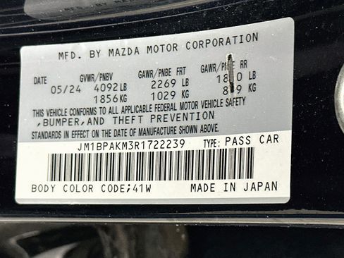 Used 2024 MAZDA MAZDA3 s FWD image 12