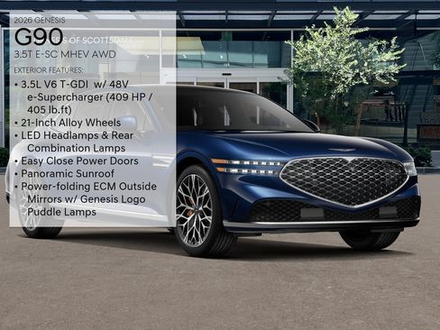 New 2026 Genesis G90 3.5T AWD/4WD image 3