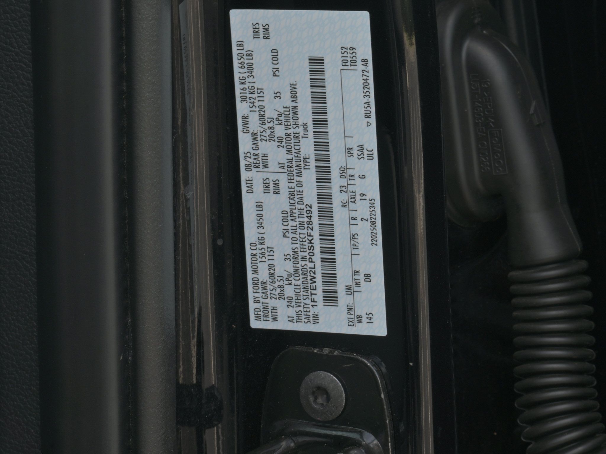 Used 2025 Ford F150 STX w/ Equipment Group 200A AWD/4WD image 34