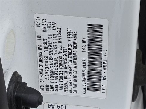 Used 2015 Honda CR-V EX-L image 20