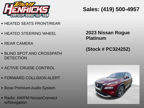 Used 2023 Nissan Rogue Platinum AWD/4WD image 13