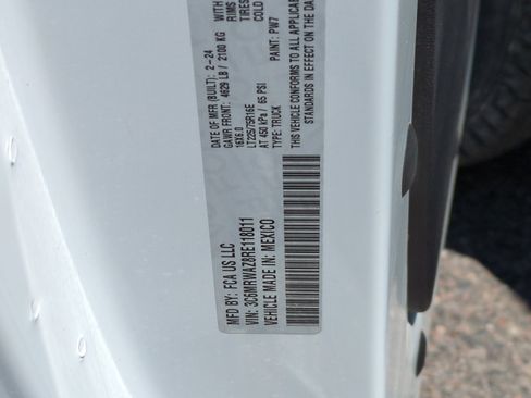 New 2024 RAM ProMaster 3500 w/ Delivery Van Package image 25